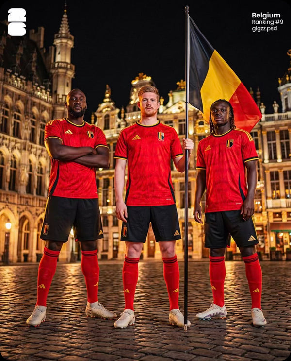 Maillots Belgique CdM 2026