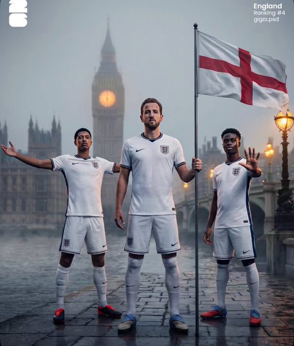 Maillots Angleterre CdM 2026