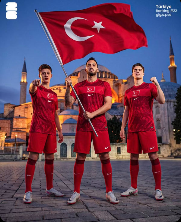 Maillots Turquie CdM 2026